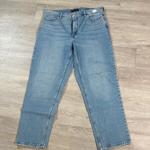 Banana Republic Women’s High Rise Straight Fit Blue Jeans